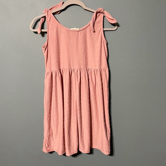 NEW See You Monday Pink Tie Strap Mini Dress - Picture 4 of 7